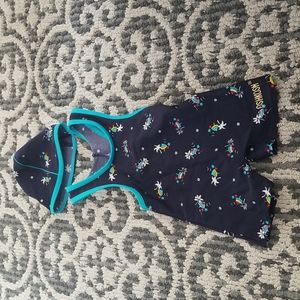 OshKosh Swimsuit with Cap Adorable Swim One Piece Vintage Look Vacation Summer